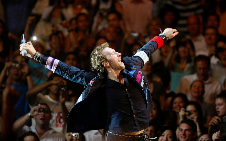 Chris Martin seems to have gone back on his eco-pledge - Reuters