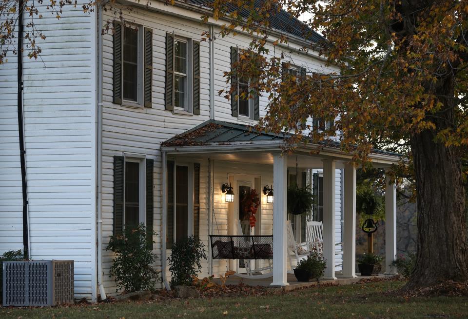 Eight generations of the Hutchins family have owned this home built in 1780 in Bardstown, Ky. on Oct. 24, 2023.