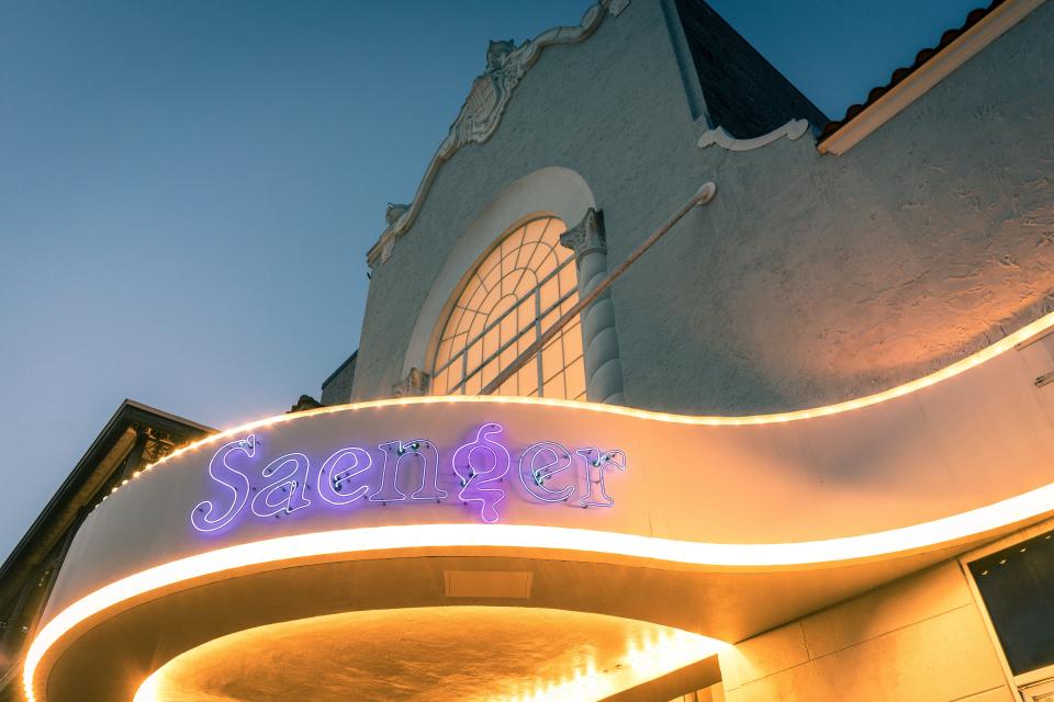 The Saenger Theater.