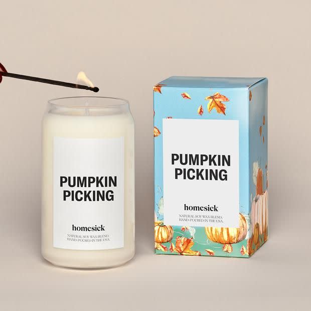1) Pumpkin Picking Candle