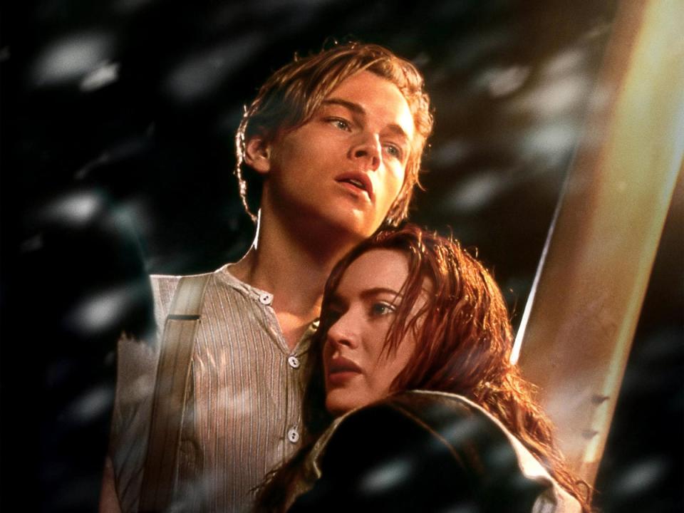 Leonardo DiCaprio and Kate Winslet in 'Titanic' in 1997 (Shutterstock)