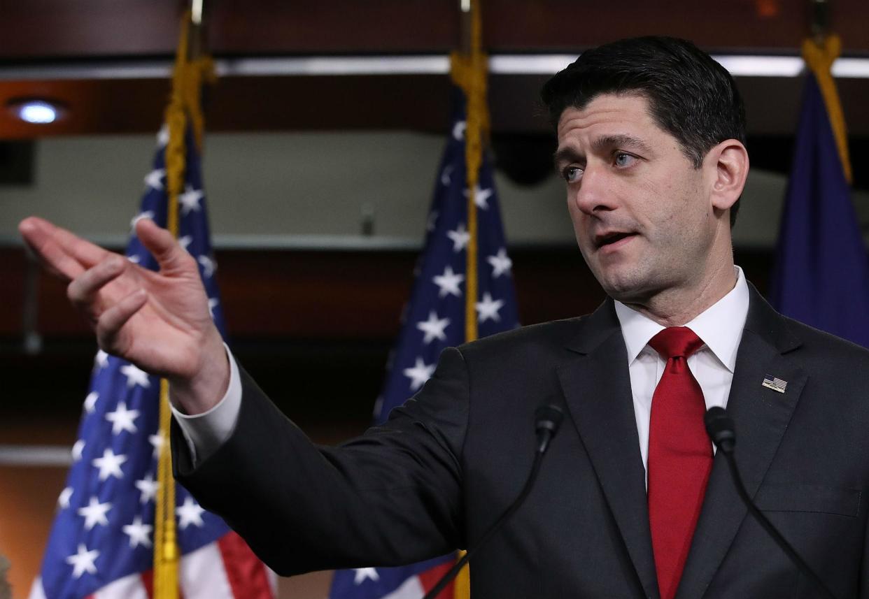 House Speaker Paul Ryan has expressed optimism about having the votes to pass a budget bill: AP