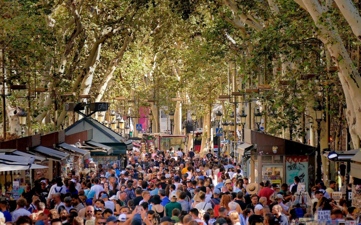 The heaving Las Ramblas is the pickpocketing heart of Barcelona