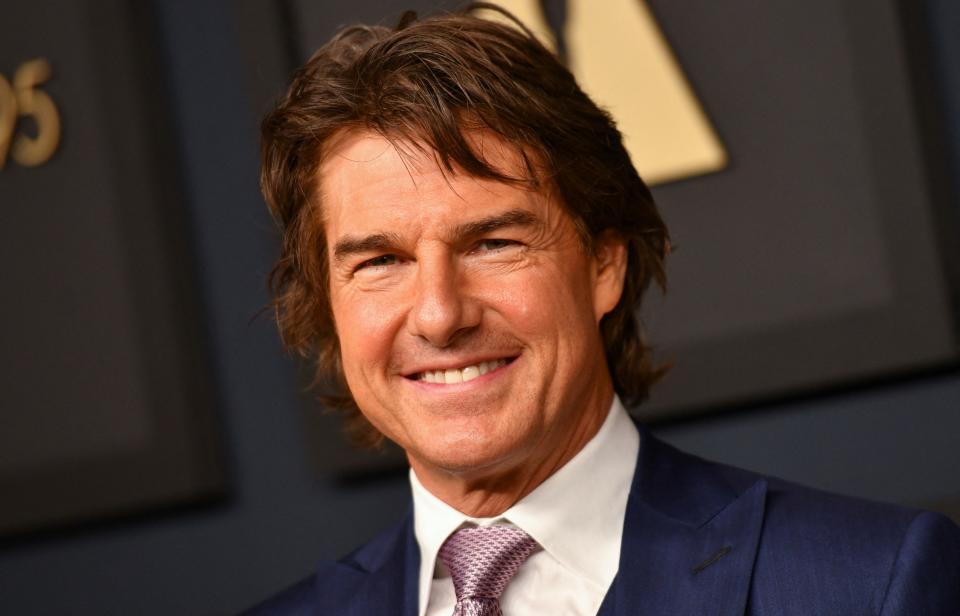 El actor estadounidense Tom Cruise llega para el 95º Almuerzo Anual de Nominados a los Oscar en el Hotel Beverly Hilton en Beverly Hills, California, el 13 de febrero de 2023. (Foto de Chris Delmas / AFP) (Foto de CHRIS DELMAS/AFP a través de Getty Images)