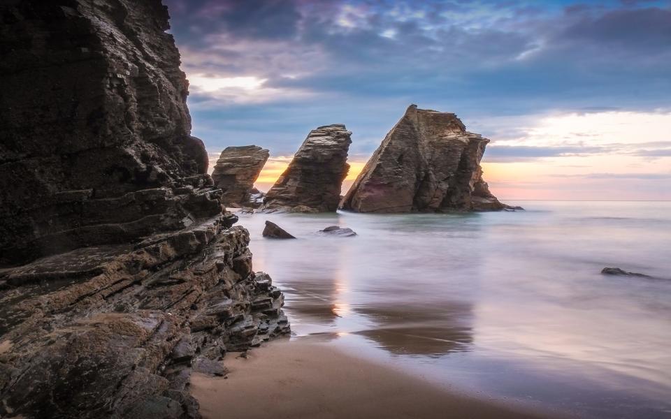 A typical Asturias beach