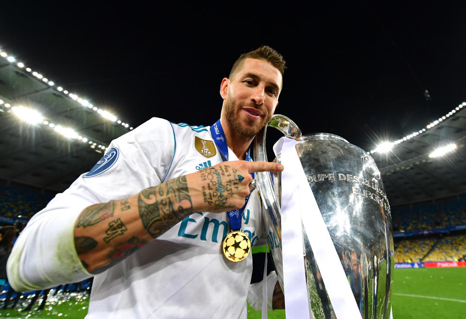 Sergio Ramos embodies the spirit of this modern era of Real Madrid. (Getty)<br>