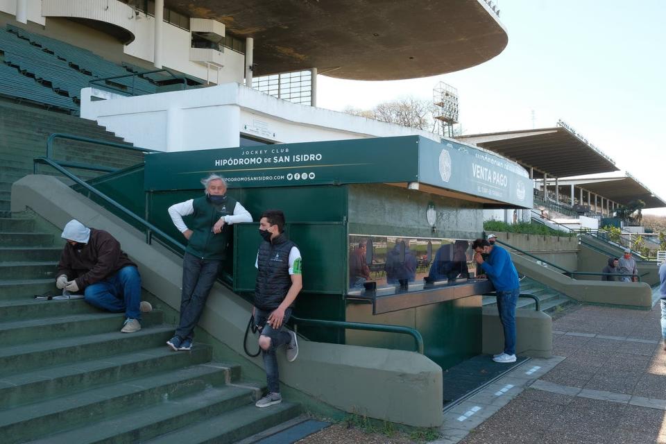 A diferencia de Palermo, en San Isidro hubo una boletería abierta para los que podían ingresar