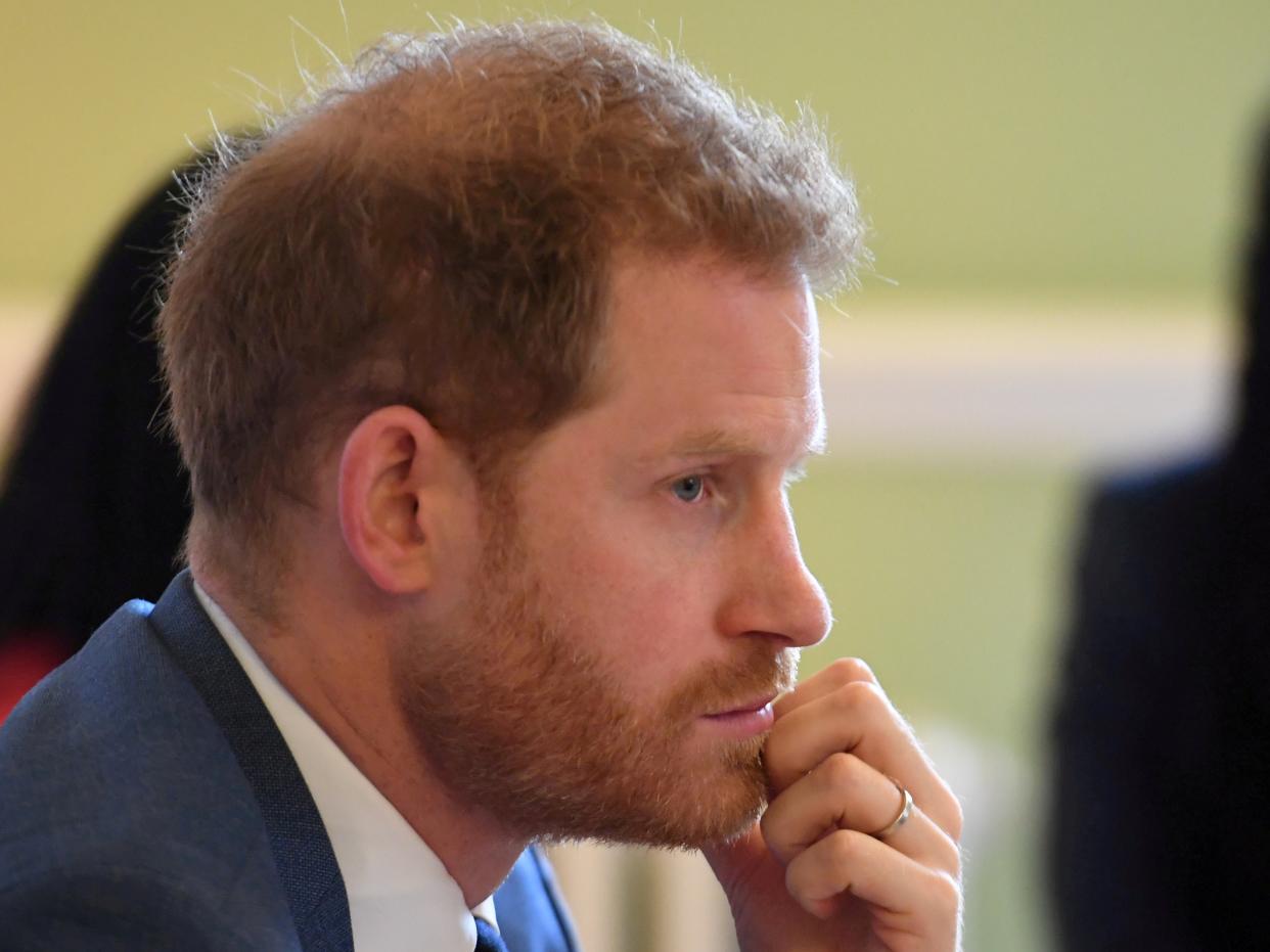 Prince Harry has said a “culture of exploitation and unethical practices” ultimately took his mother’s life  (Jeremy Selwyn/Pool via Reuters)