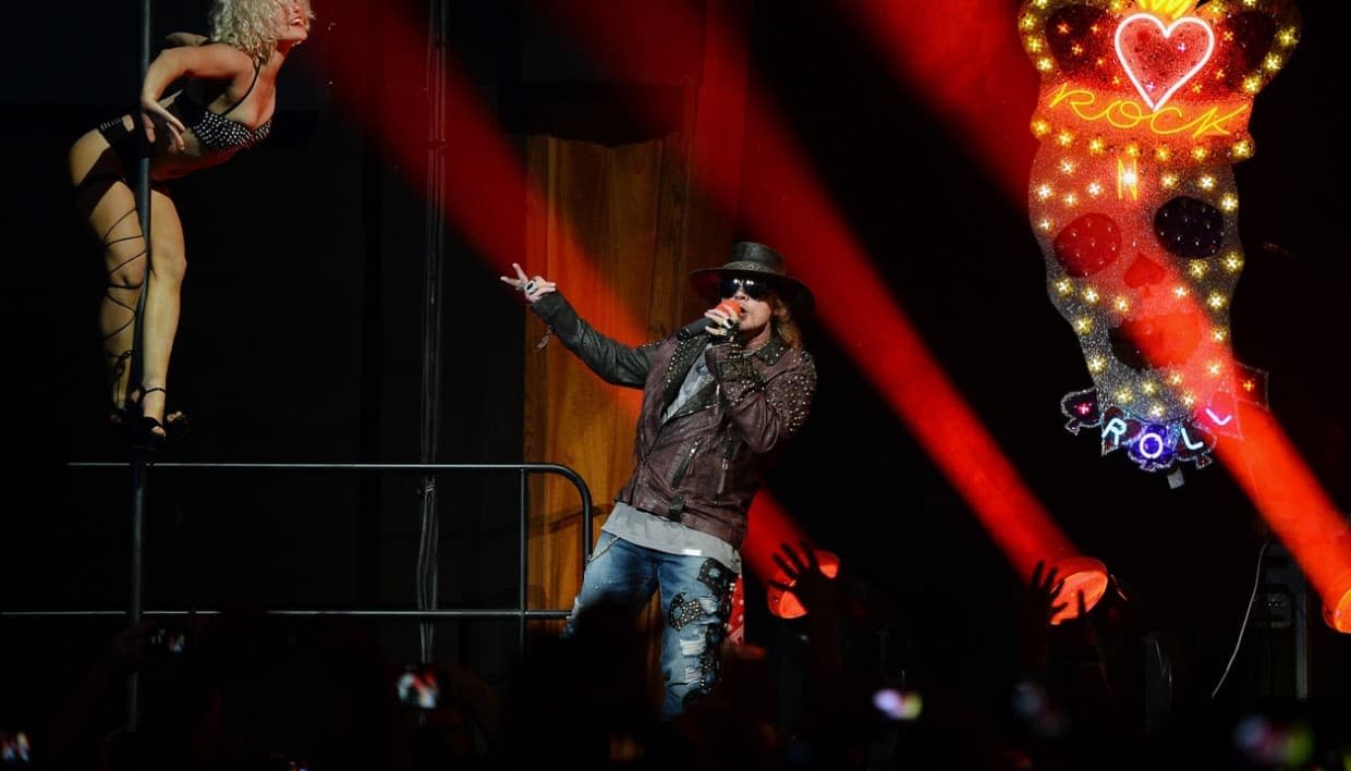 Le chanteur des Guns N'Roses, Axl Rose. - Ethan Miller - Getty Images North America - AFP