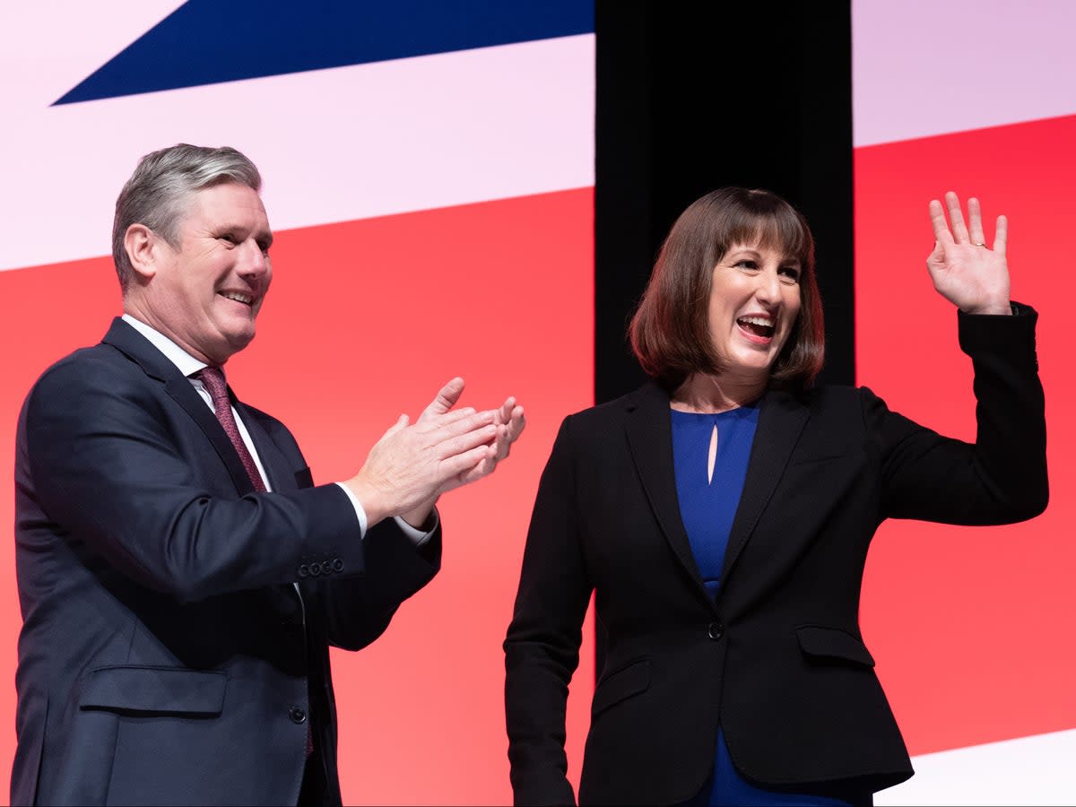 Keir Starmer and Labour’s shadow chancellor Rachel Reeves (PA)