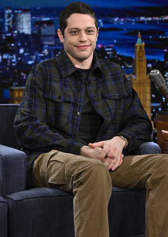 <p>Todd Owyoung/NBC via Getty Images</p> Pete Davidson on 'The Tonight Show Starring Jimmy Fallon'