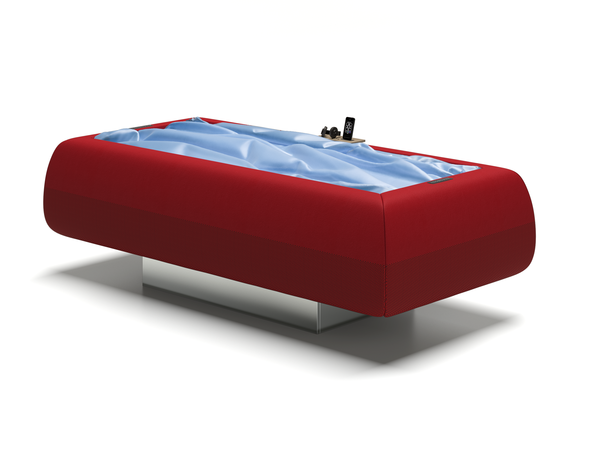 Italian spa manufacturer Starpool’s Zerobody Dry Float is technically a waterbed, though not truly a mattress—more of a high-tech wellness device you’d find at a next-gen spa.