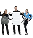 <p><strong>FUN WORLD</strong></p><p>amazon.com</p><p><strong>$34.03</strong></p><p>If you can't make your minds up about the ultimate Halloween costume for three, consider playing Rock, Paper, Scissors ... <em>literally</em>. </p>