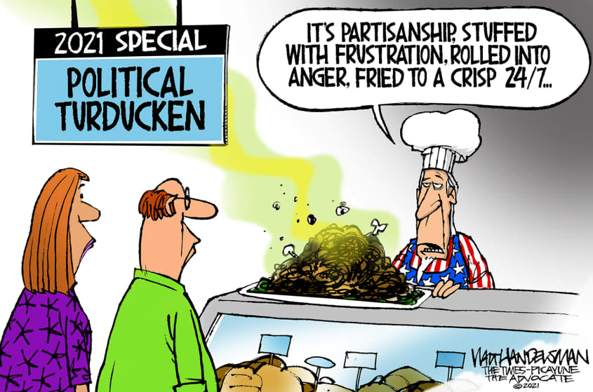 Political Cartoon.