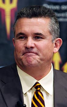 Todd Graham talked about winning Pac-12 championships and even a national title at his Arizona State introductory news conference