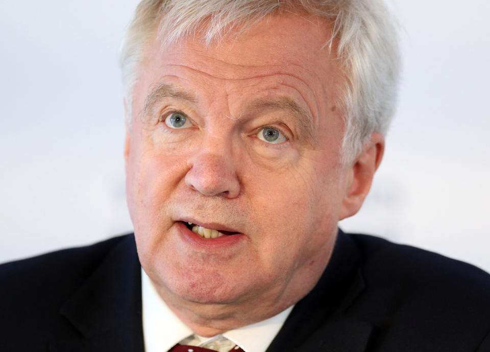 <em>Inside view – Mr Chapman worked for Brexit Secretary David Davis up until earlier this year (Pictures: PA)</em>