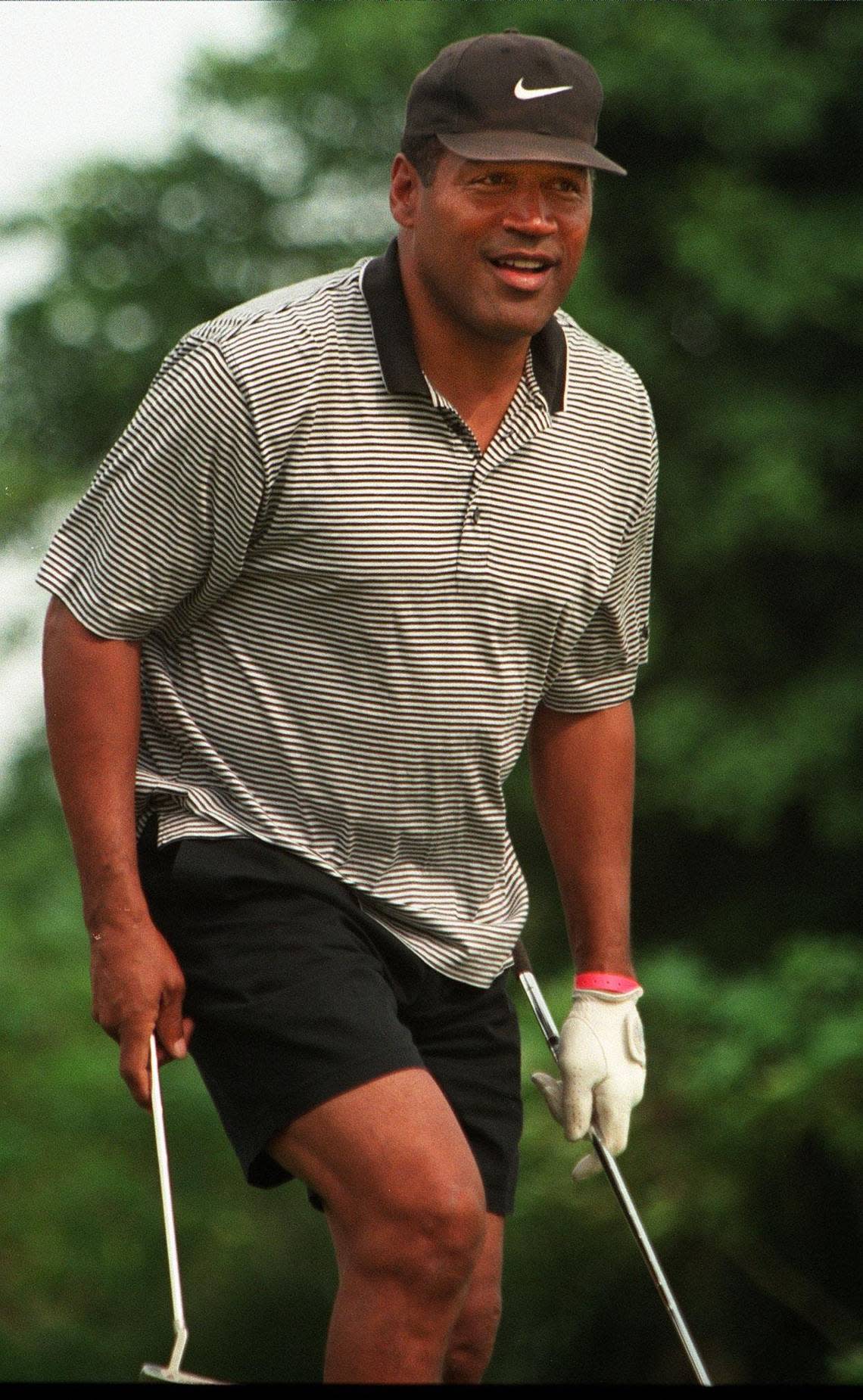 In 1998, O.J. Simpson plays in golf tournament called Visions of Victory at Golf Club of Miami. Al Diaz/Miami Herald File