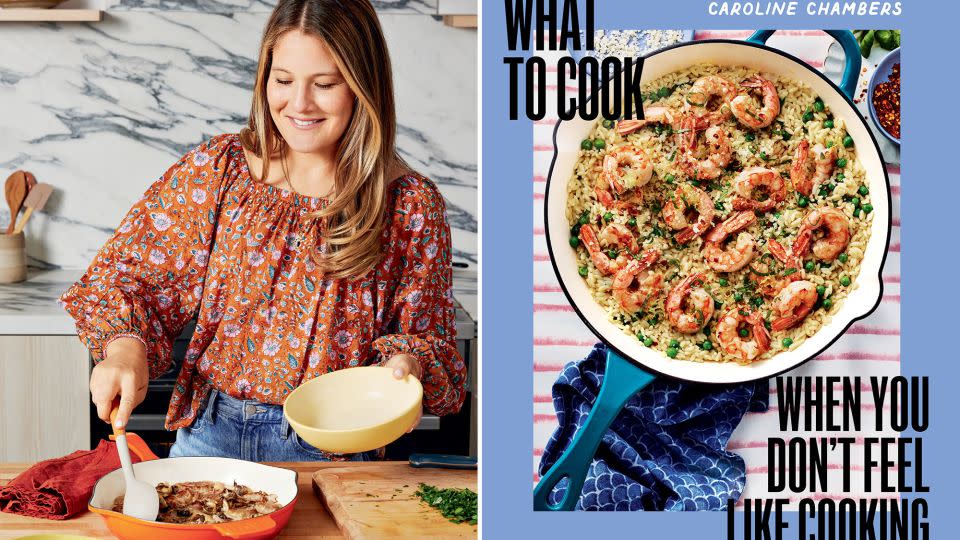 Caroline Chambers, author of the new cookbook "What to Cook When You Don't Feel Like Cooking," relishes making food fun and exciting without much fuss. - Eva Kolenko/Courtesy Union Square & Co.