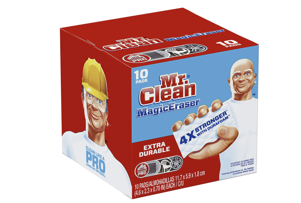 Mr. Clean Magic Eraser Extra Durable Almohadillas de limpieza con Durafoam. (Foto: Amazon) 