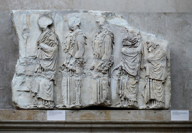 FILE PHOTO: The Parthenon Marbles are displayed at the British Museum in London