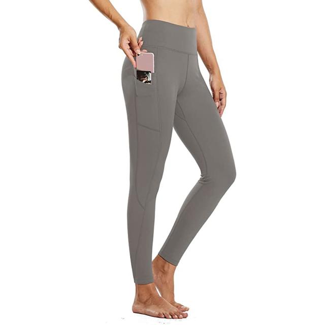 Baleaf Women's Fleece-Lined Zipper Pocket High Rise Leggings – Baleaf Sports