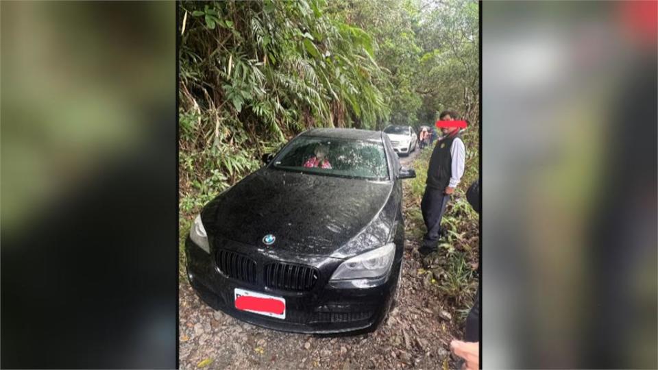 宜蘭抹茶山步道前道路禁行車輛　3輛車誤闖無法迴轉一度受困