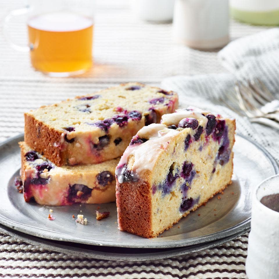 Blueberry-Lemon Ricotta Pound Cake