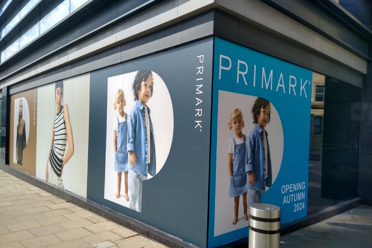 Primark signs on The Broadway shopping centre <i>(Image: Newsquest)</i>