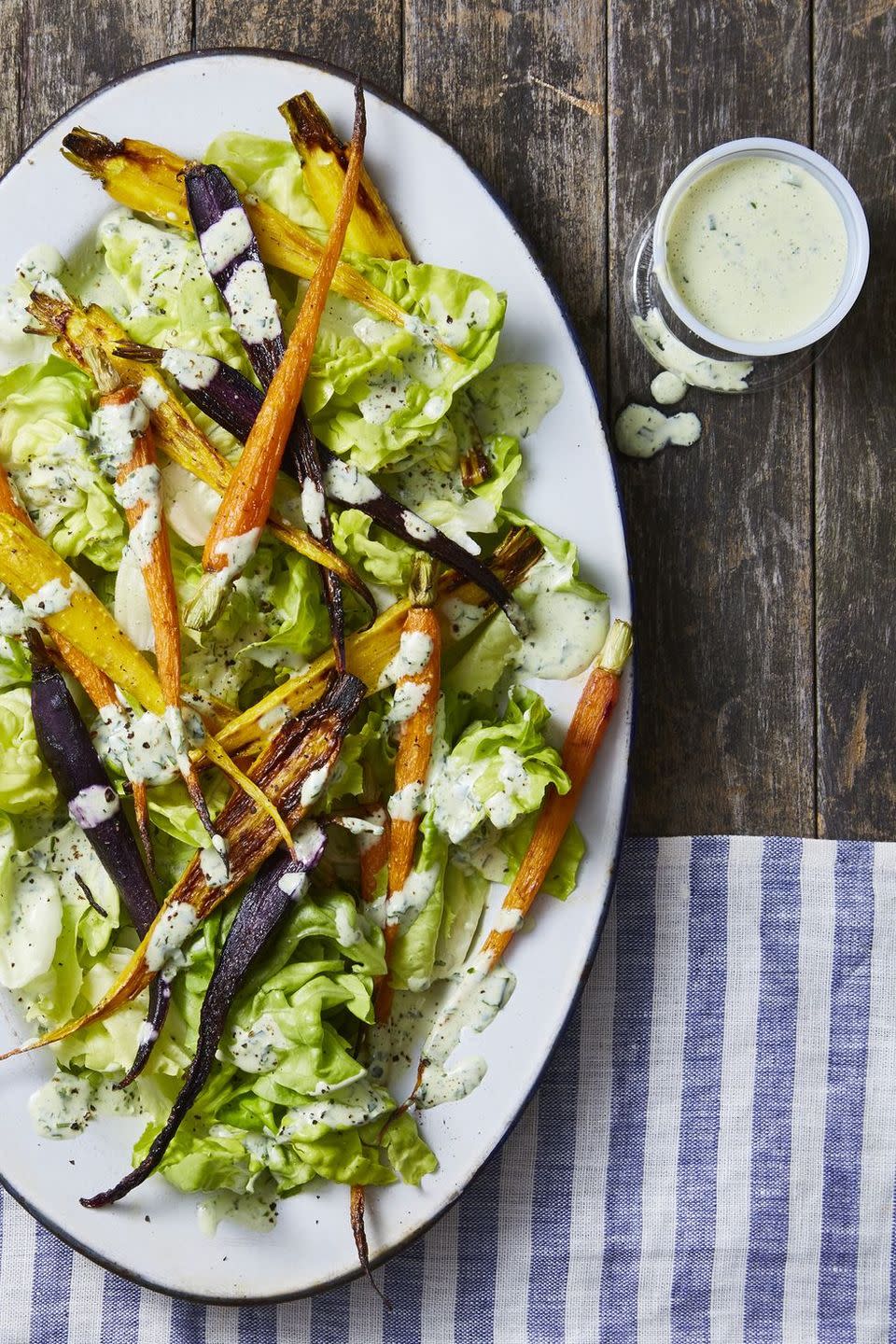 <p>With a light buttermilk dressing, this colorful carrot salad makes the perfect start to any summer meal or could double as the entire meal itself.</p><p><em><a href="https://www.goodhousekeeping.com/food-recipes/a44661/green-goddess-carrot-salad-recipe/" rel="nofollow noopener" target="_blank" data-ylk="slk:Get the recipe for Green Goddess Carrot Salad »;elm:context_link;itc:0;sec:content-canvas" class="link ">Get the recipe for Green Goddess Carrot Salad »</a></em> </p><p><strong>RELATED: </strong><a href="https://www.goodhousekeeping.com/food-recipes/healthy/g180/healthy-salads/" rel="nofollow noopener" target="_blank" data-ylk="slk:31 Healthy Salads for a Very Filling, Very Un-boring Meal;elm:context_link;itc:0;sec:content-canvas" class="link ">31 Healthy Salads for a Very Filling, Very Un-boring Meal</a></p>