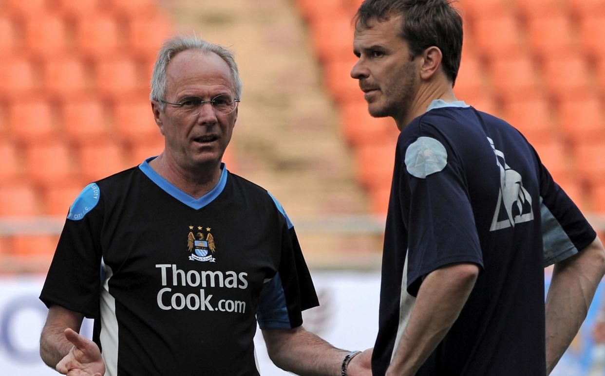 Sven-Goran Eriksson (left) and Didier Hamann - Sven-Goran Eriksson's final message: 'Life is always, always to be celebrated'