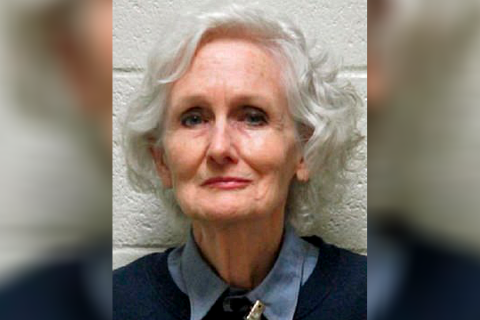 Margaret Rudin seen in her prison mugshot (Nevada Department of Corrections)