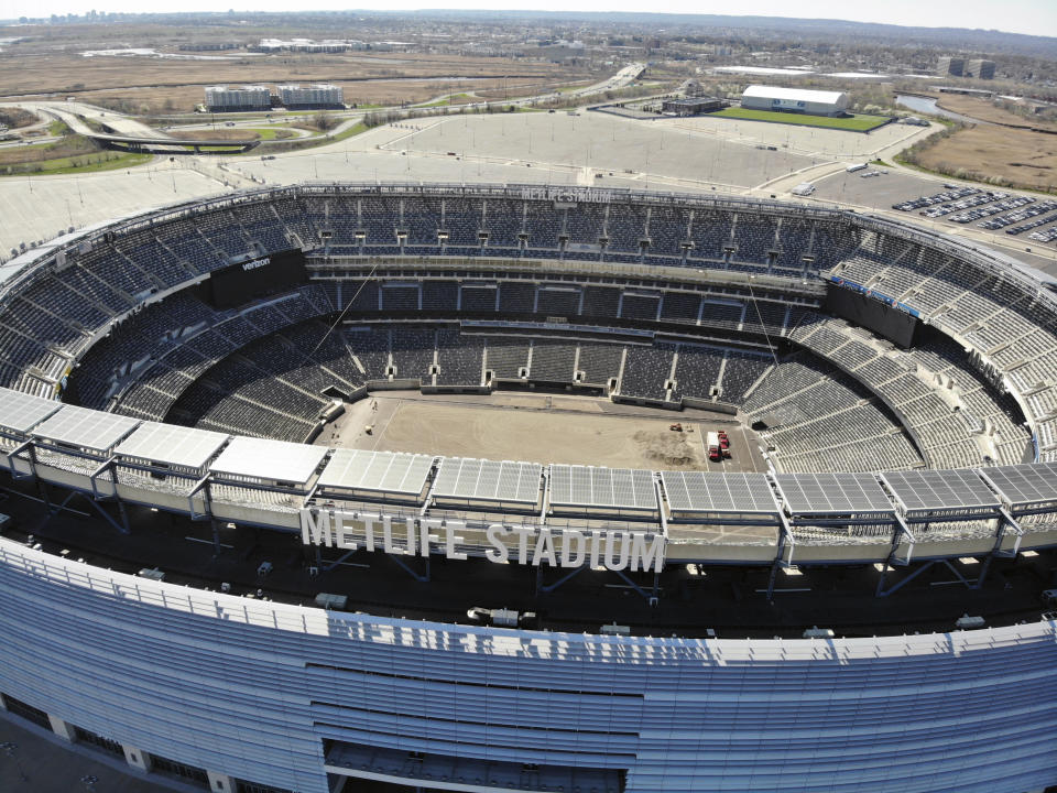 Glimpse of the future? Three-quarters of poll respondents said they would watch games played without fans. (AP/Ted Shaffrey) 