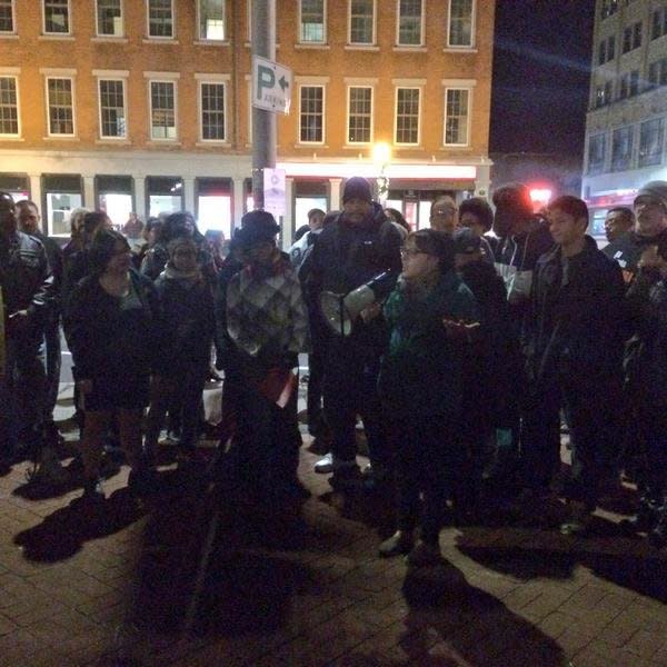 Peaceful Protests in New Haven, Connecticut on November 25th, 2014