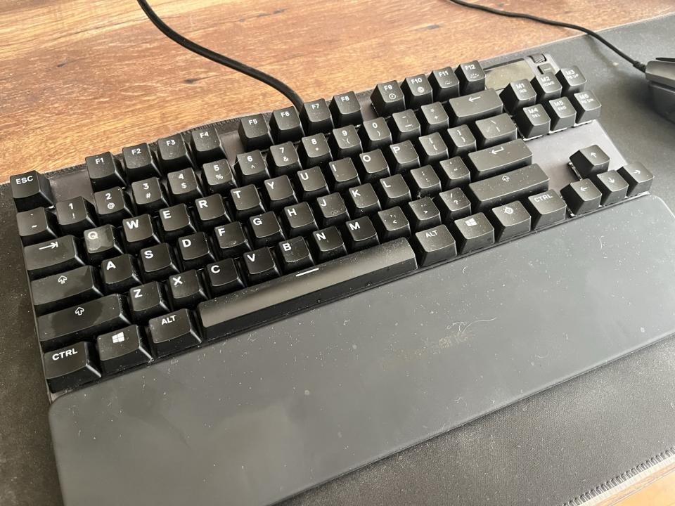 Keyboard Before cleaning