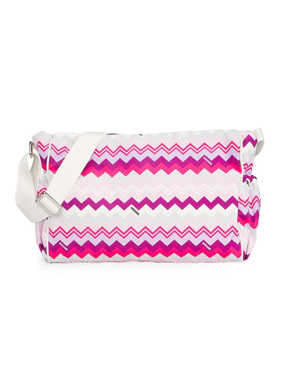 <p><a href="https://www.saksfifthavenue.com/product/Missoni-Chevron-Diaper-Bag-0400019506805.html" rel="nofollow noopener" target="_blank" data-ylk="slk:Shop Now;elm:context_link;itc:0;sec:content-canvas" class="link ">Shop Now</a></p><p>Chevron Diaper Bag</p><p>saksfifthavenue.com</p><p>$470.40</p><span class="copyright">saksfifthavenue.com</span>