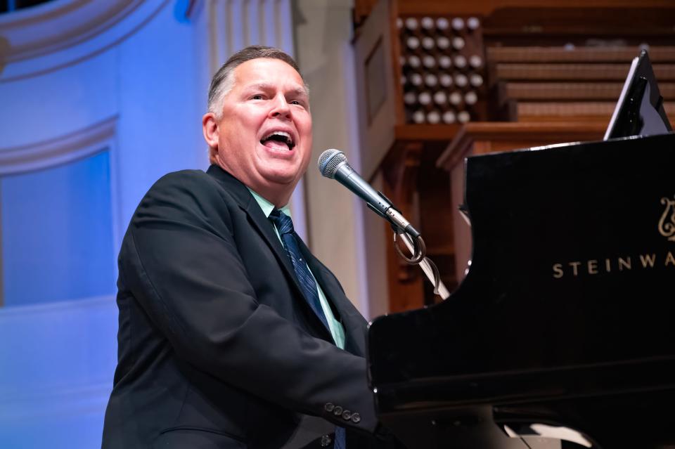 Jim RIce was a musical director for shows at the new former Foothills Theatre  Company and Forum Theatre. Now, he's singing and playing piano for “Celebrate Steve & Eydie — The Music of Steve Lawrence & Eydie Gormé" at Mechanics Hall.
