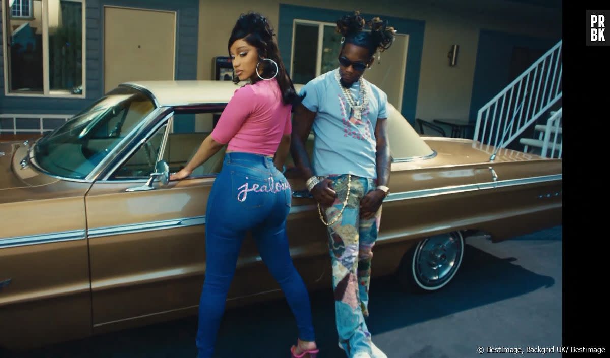 Cardi B et Offset sont en couple depuis 2017.
Cardi B et Offset dans le clip 