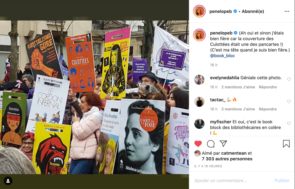 Les stars présentes à la manifestation féministe du 8 mars 2020.