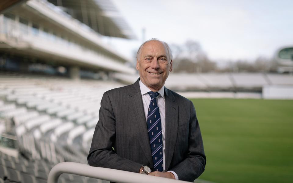 Colin Graves poses for a portrait at Lords - ECB/Tom Shaw