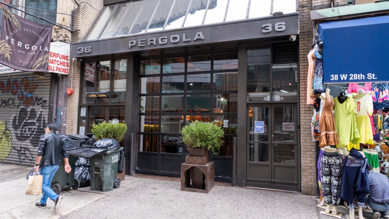 The Pergola hookah lounge on W. 28th St. in Manhattan. 