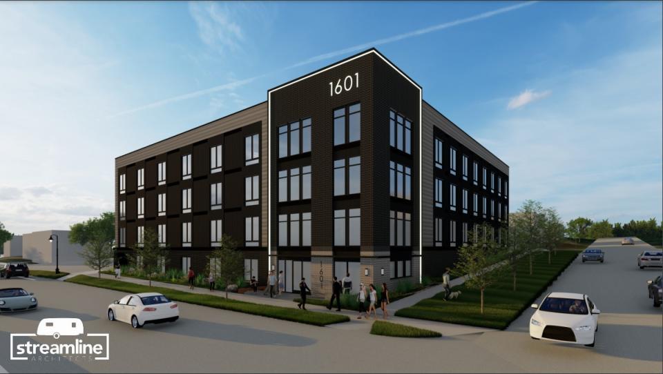 Patel has designed High Street Lofts, a new Des Moines apartment complex to open Aug. 1, 2024.