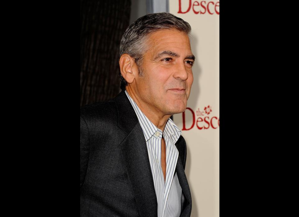 After <em>Esquire</em> <a href="http://www.huffingtonpost.com/2008/03/08/george-clooney-responds-t_n_90530.html" target="_hplink">uncovered a website</a> that referred to the Oscar-winning hunk as "gay, gay, gay," the good-natured actor quipped, "No, I'm gay, gay. The third gay -- that was pushing it." Friend Manuele Malenotti <a href="http://www.telegraph.co.uk/news/celebritynews/8622173/George-Clooney-gay-rumours-are-untrue-claims-friend.html" target="_hplink">has also defended Clooney</a>, noting, "You never know in life, and men are having an identity crisis but I can tell you George is not gay. All I can say is that George, when it comes to love, has decided that he is not going to get married again and he is not going to have any children and he won't change his mind."