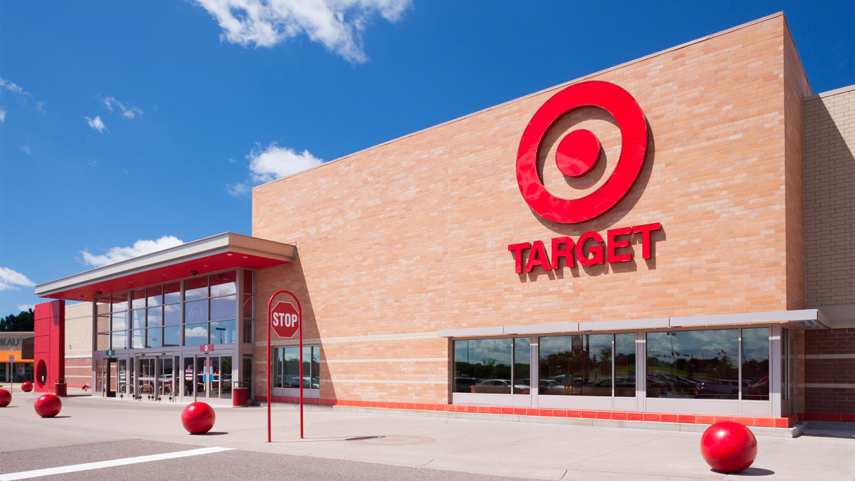 Exterior view of Target chain store in Minnetonka, Minnesota.