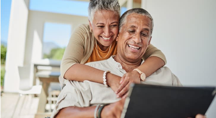 A married couple looks over their plan to retire with $7 million. 