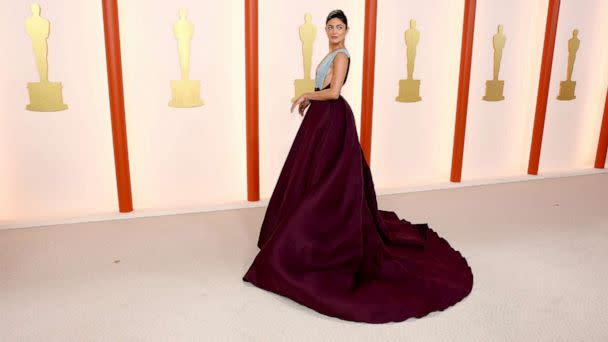 PHOTO: Monica Barbaro attends the 95th Annual Academy Awards, Mar. 12, 2023, in Hollywood. (Arturo Holmes/Getty Images)