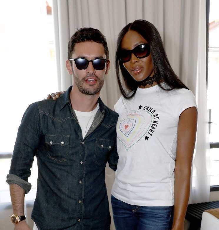 Naomi Campbell has supported the new restaurant.