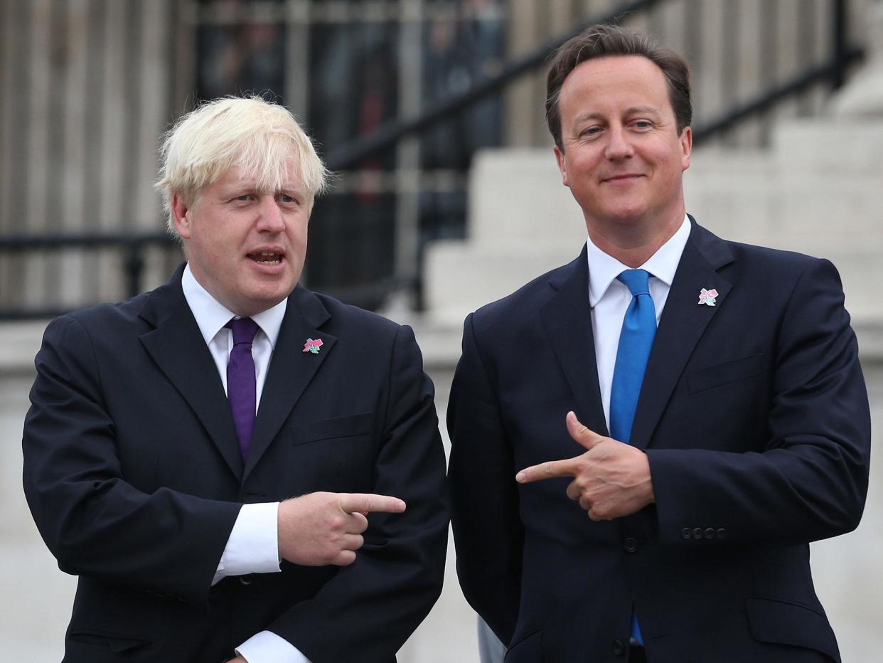 Boris Johnson joining the Leave campaign reportedly remains a sore point for Mr Cameron: Getty