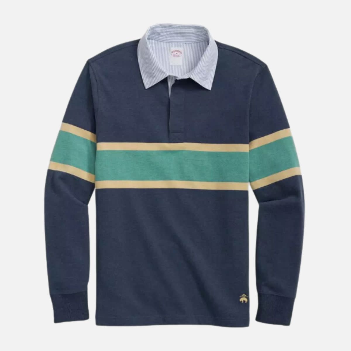 <p><a href="https://go.redirectingat.com?id=74968X1596630&url=https%3A%2F%2Fwww.brooksbrothers.com%2Fvintage-inspired-rugby-in-sueded-cotton%2FMP01580.html&sref=https%3A%2F%2Fwww.menshealth.com%2Fstyle%2Fg46788445%2Fbest-menswear-releases-april-2024%2F" rel="nofollow noopener" target="_blank" data-ylk="slk:Shop Now;elm:context_link;itc:0;sec:content-canvas" class="link rapid-noclick-resp">Shop Now</a></p><p>Vintage-Inspired Rugby</p><p>brooksbrothers.com</p><p>$128.00</p>