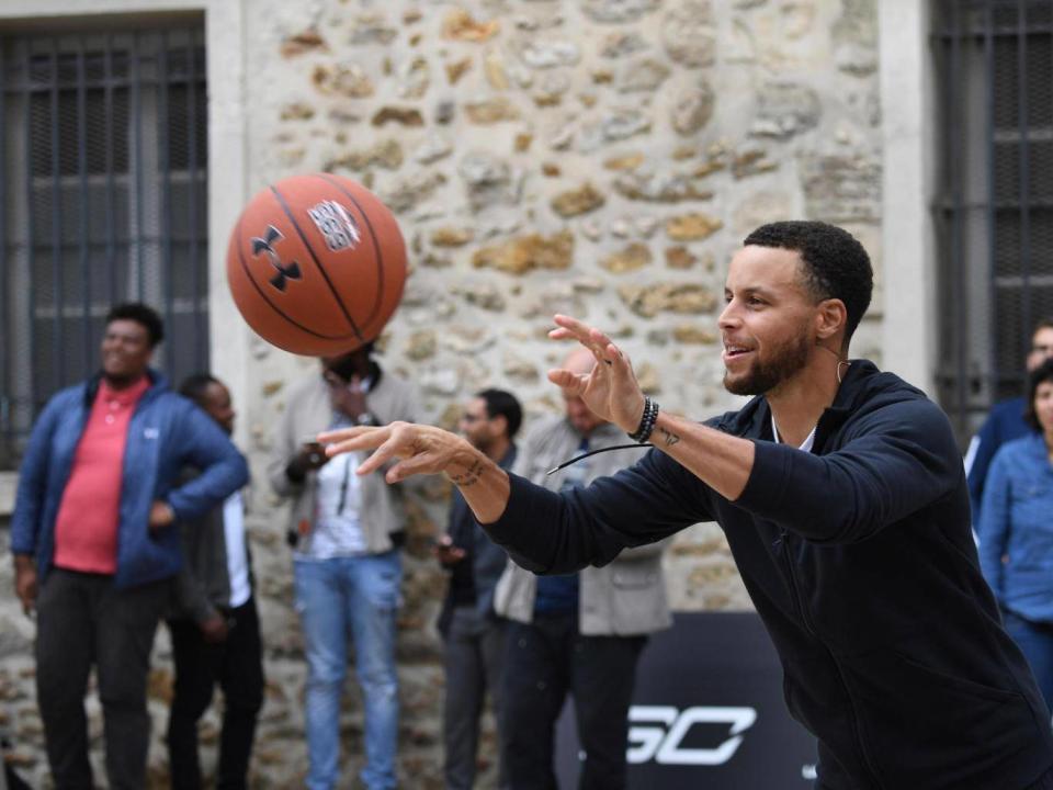 The American wants to use his profile to inspire others to take up basketball (Getty)