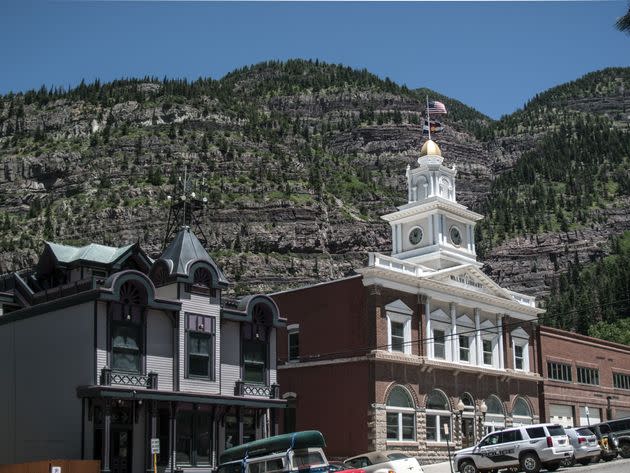 The Ouray Public Library is seen in this undated Getty file photo.